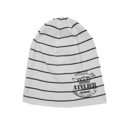SOMSOC Jane Stripe Reversible Beanie White