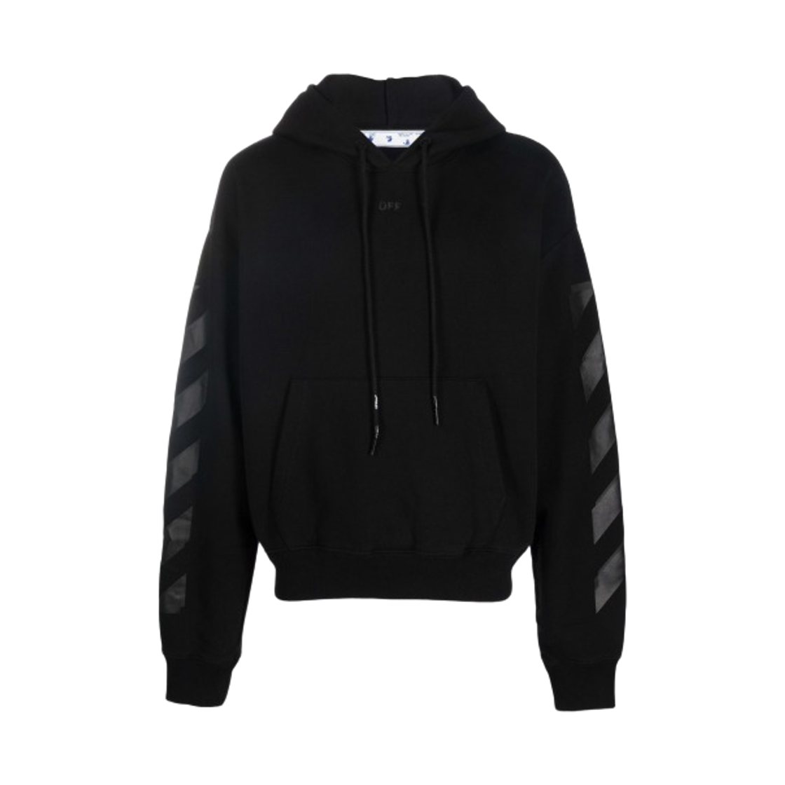 오프화이트 러버 애로우 오버 후드 블랙(Off-White Rubber Arrow Over Hoodie Black)