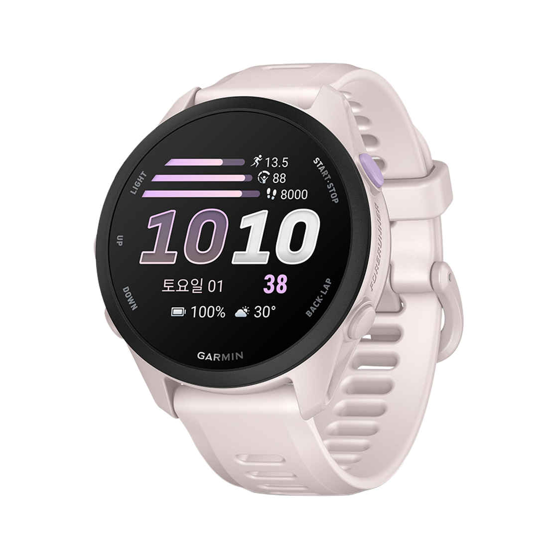 가민 포러너 70 소프트 핑크 러닝 GPS 스마트워치(Garmin Forerunner 70, GPS, Light Pink, TWN/KOR/SEA,AB5206_010-04307-14)