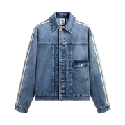 Adidas x Kith x Messi Football Denim Jacket Aurora Ink - US Sizing
