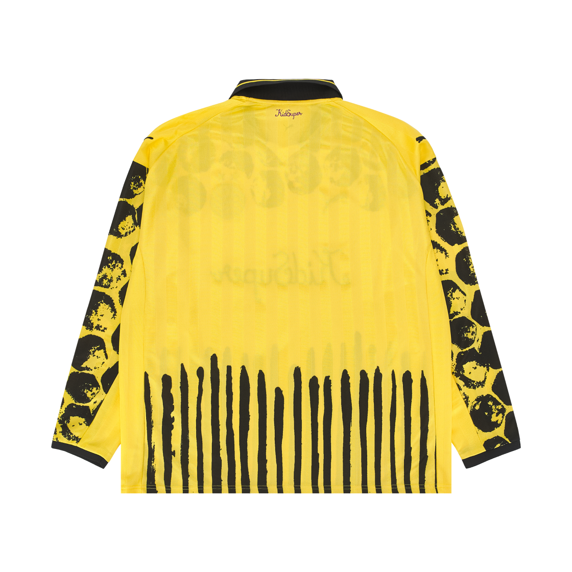 푸마 x 키드슈퍼 BVB 롱슬리브 레트로 셔츠 패스터 옐로우 블랙 (논 마킹 버전)(Puma x KidSuper BVB Long Sleeve Retro Shirt Faster Yellow Black (Non Marking Ver.)) - 2