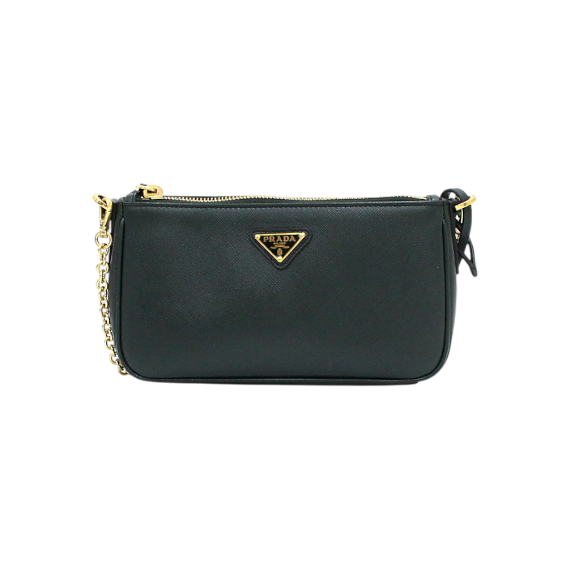 프라다 1BH171 리에디션 사피아노 더블스트랩 금장 체인 숄더백 겸 크로스백aa64173(Prada Re-Edition Saffiano Double Strap Gold Chain Shoulder & Crossbody Bag)