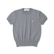 Knitted W Basic Essential Washable Round Half Knit Grey