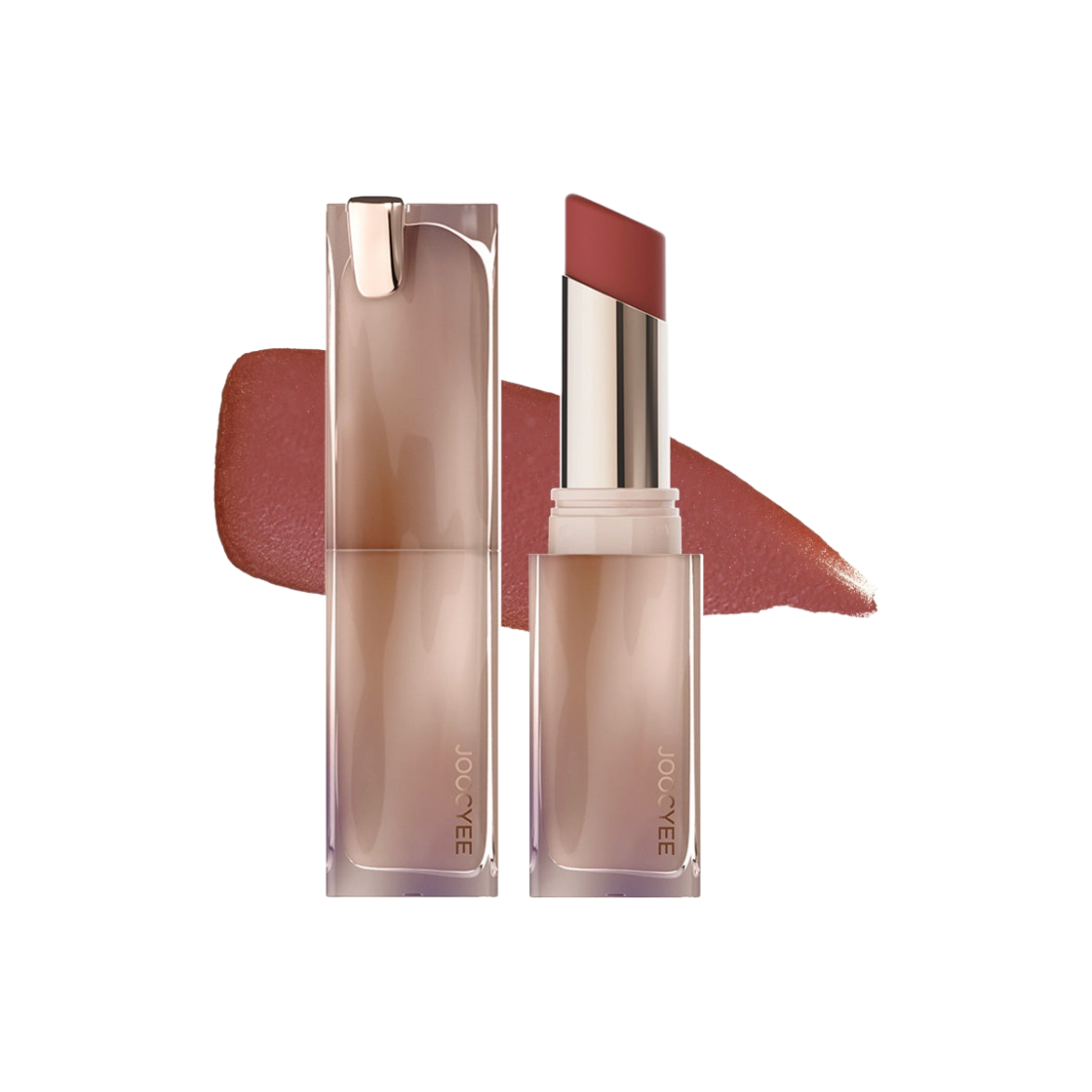 주씨 매트 머디 루즈 121 번트 피치 우드(Joocyee Matte Muddy Rouge 121 Burnt Peach Wood)