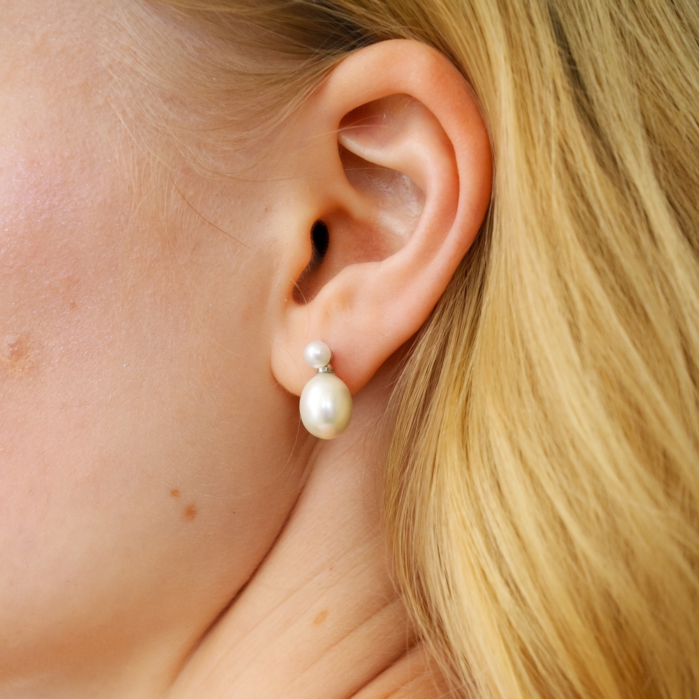 러브미몬스터 에그 펄 드롭 귀걸이 화이트(lovememonster Egg Pearl Drops Earrings WHITE) - 4