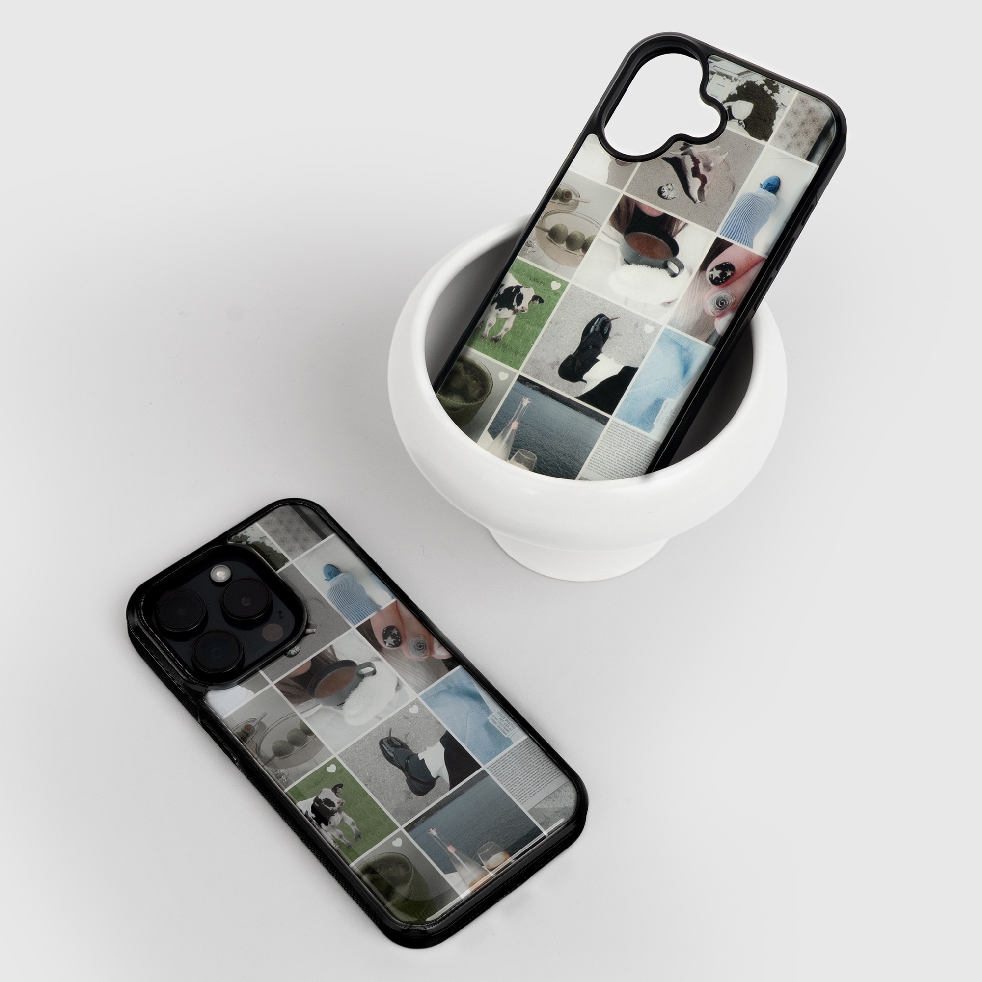 Duitproject Colorgrid (Peace) F Case Epoxy Case Black (DC023) 착용 스타일