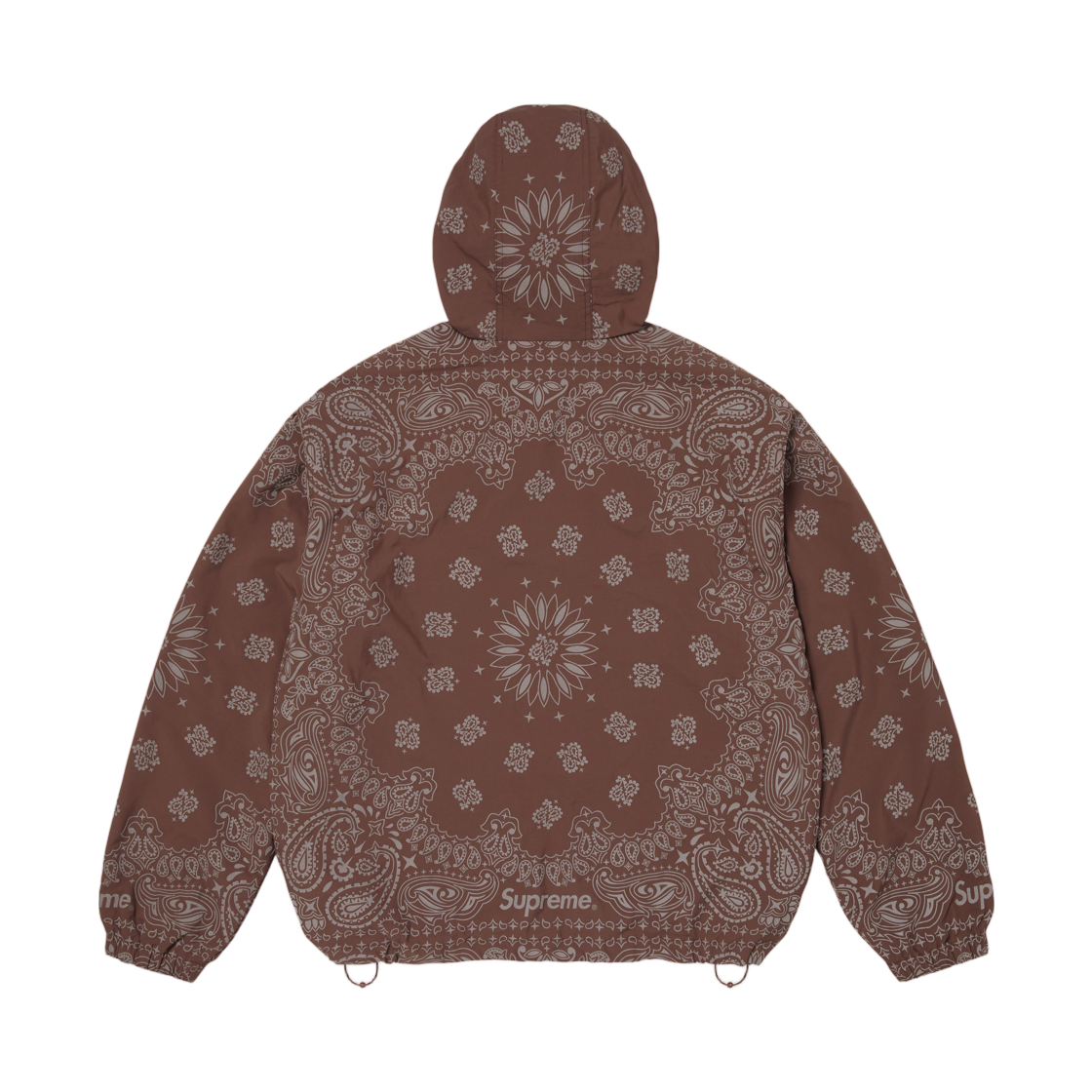 슈프림 리플렉티브 반다나 아노락 브라운 - 26SS(Supreme Reflective Bandana Anorak Brown - 26SS) - 2