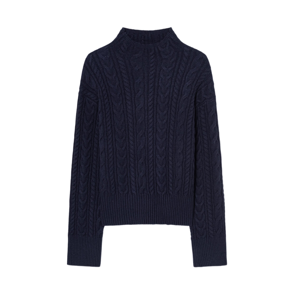 125251MQ3R (W) 8seconds Cable Pullover Navy