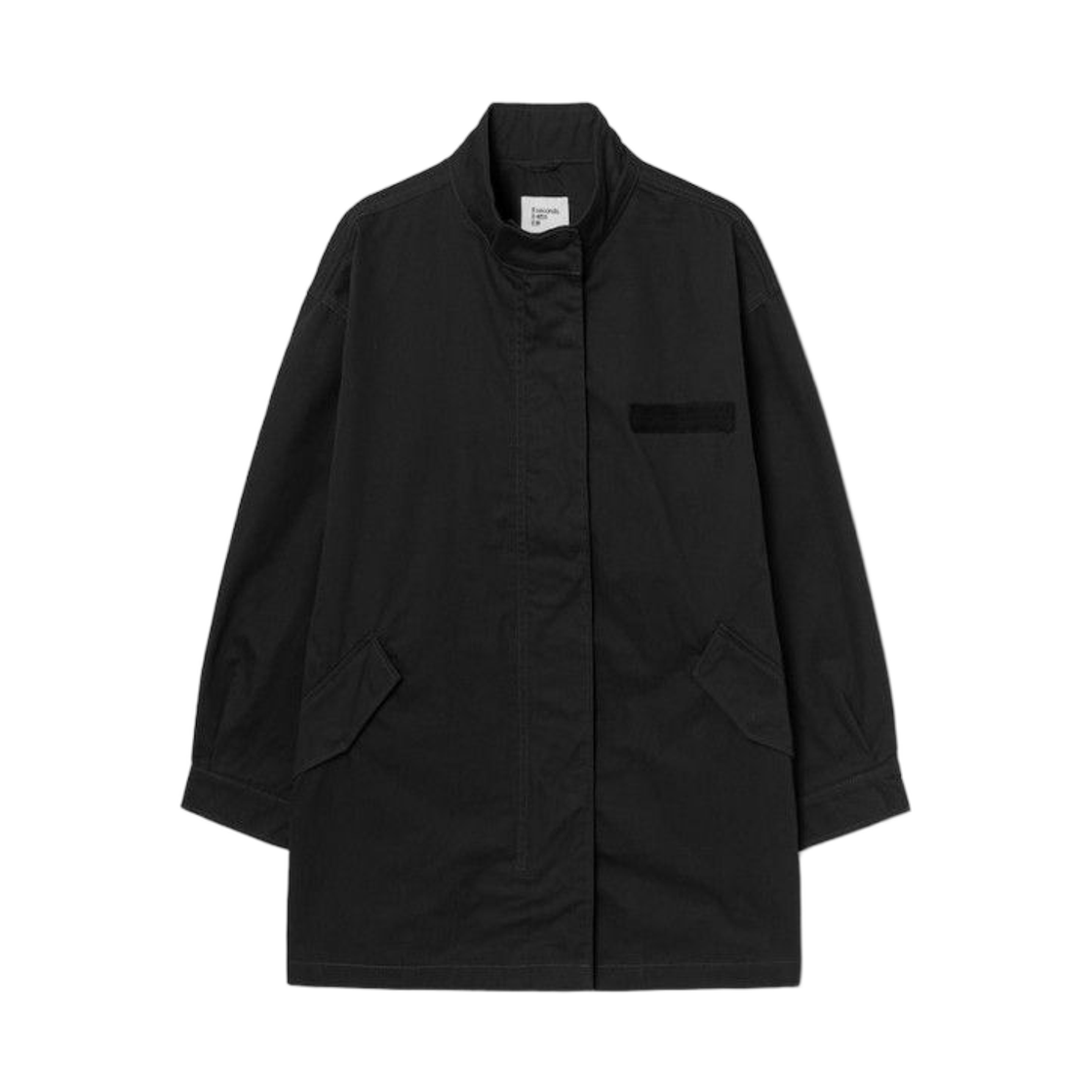 (W) 에잇세컨즈 코튼 미드렝스 필드 자켓 애쉬((W) 8seconds Cotton Mid-length Field Jacket Ash)