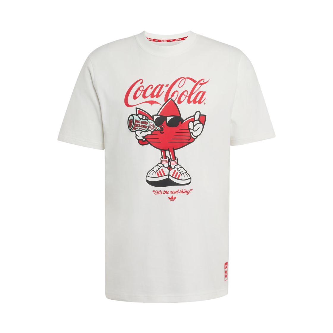 KY2109 Adidas x Coca-Cola Classic Sport Graphic Treffie T-Shirt White - KR Sizing