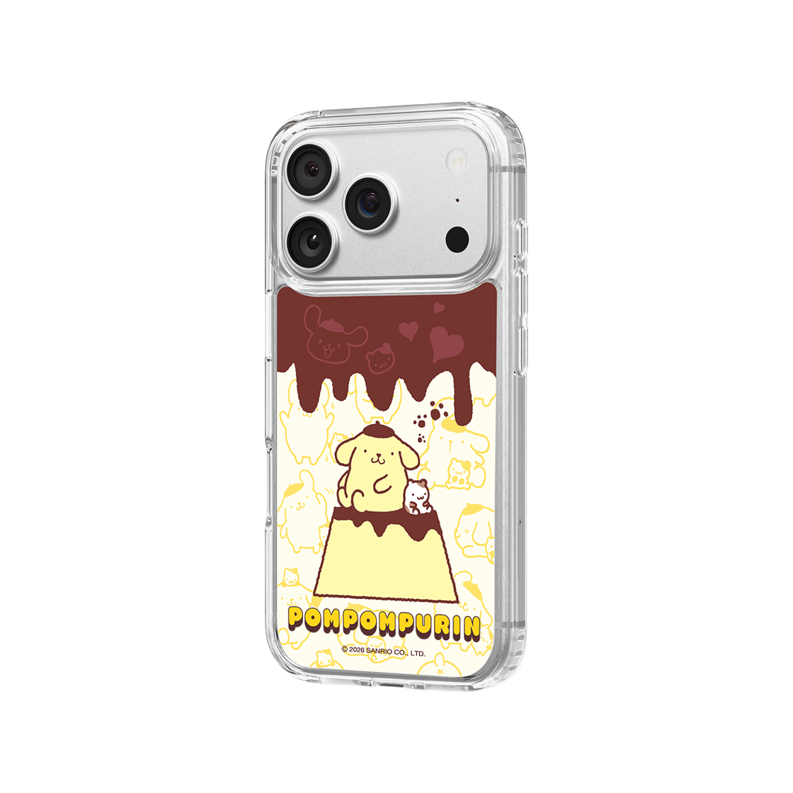 폼폼푸린 푸딩 클리어 마그넷 케이스 for iPhone17 Series(POMPOMPURIN Pudding Clear Magnet Case for iPhone17 Series) - 5