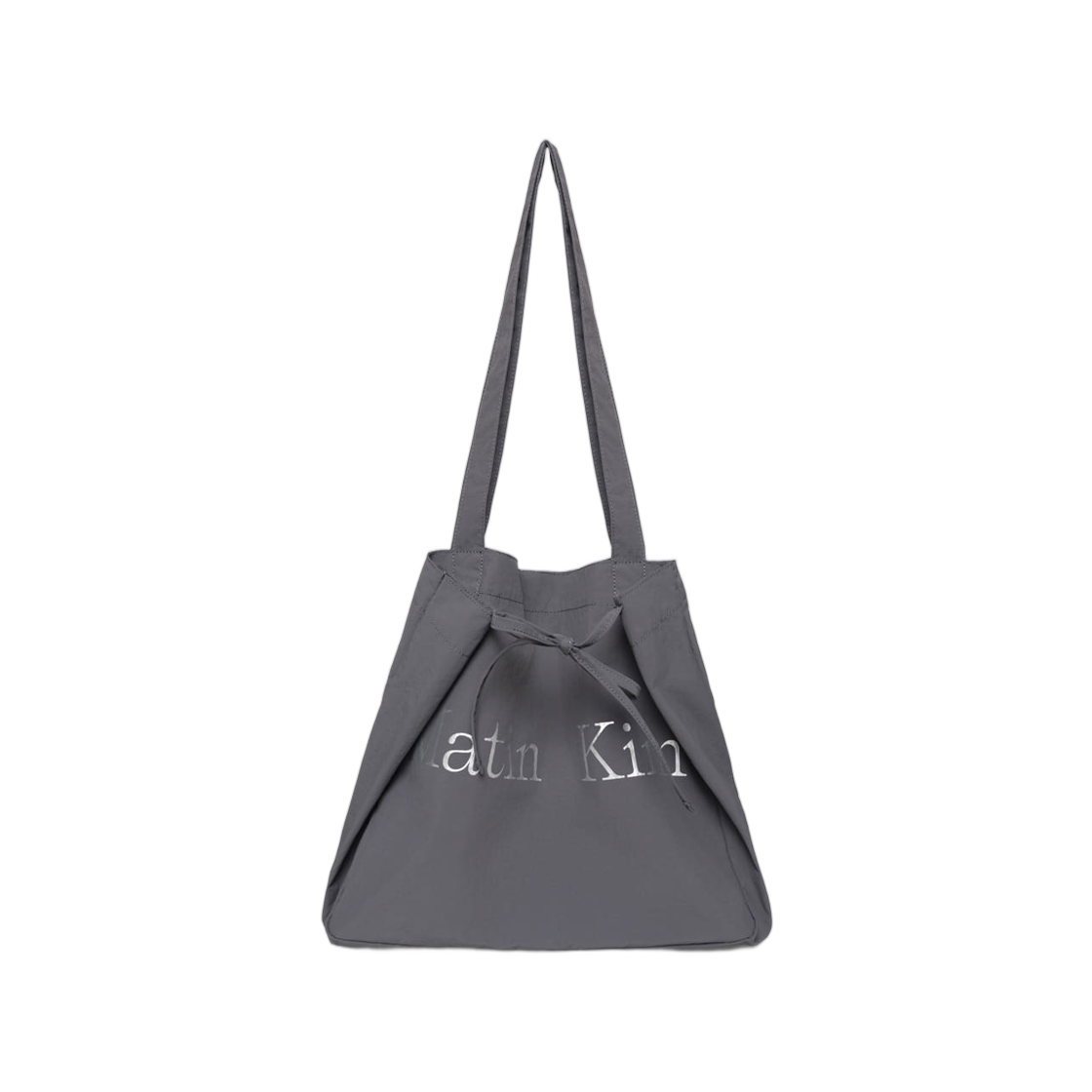 마뗑킴 마틴 패브릭 빅 에코백 차콜(Matin Kim Matin Fabric Big Ecobag In Charcoal) - 2