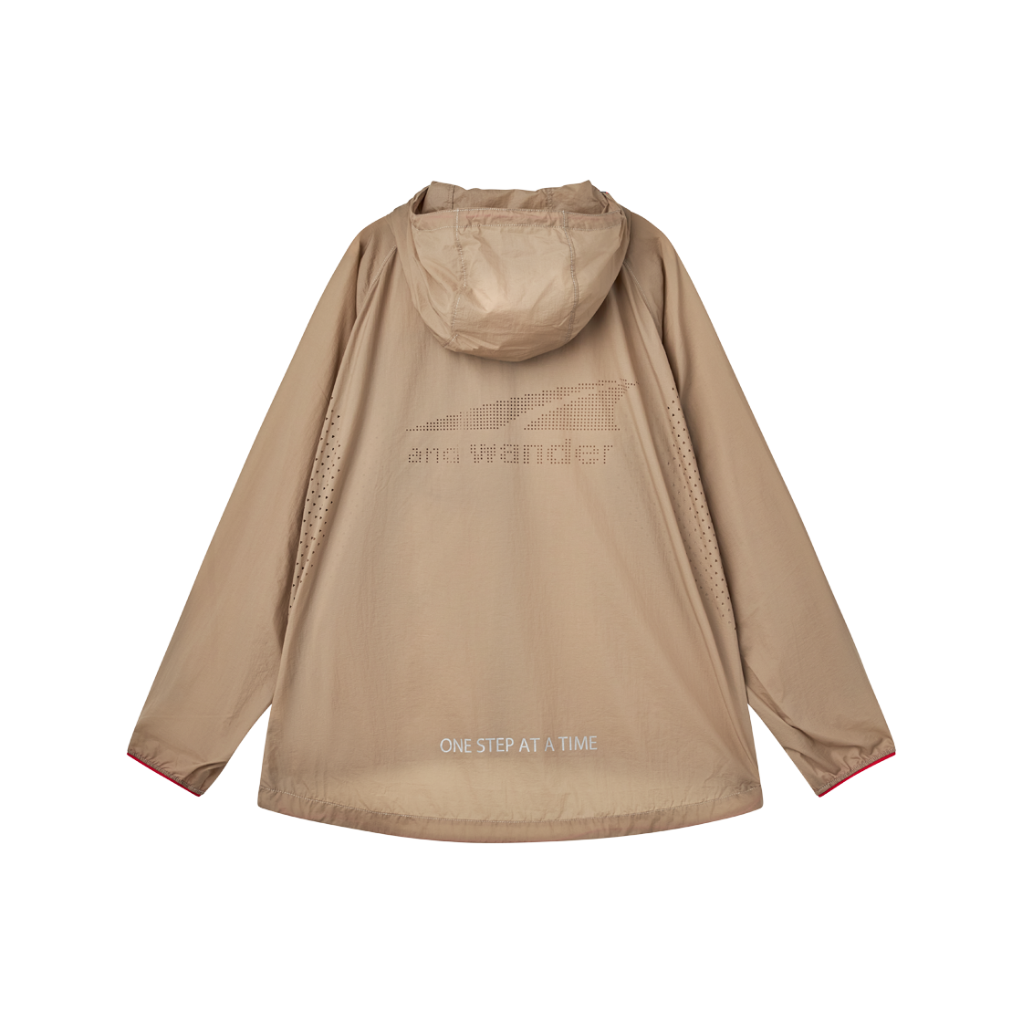 앤드 원더 x 알트라 AL01 벤틸레이션 윈드 자켓 베이지 - 26FW(And Wander x Altra AL01 Ventilation Wind Jacket Beige - 26FW) - 2