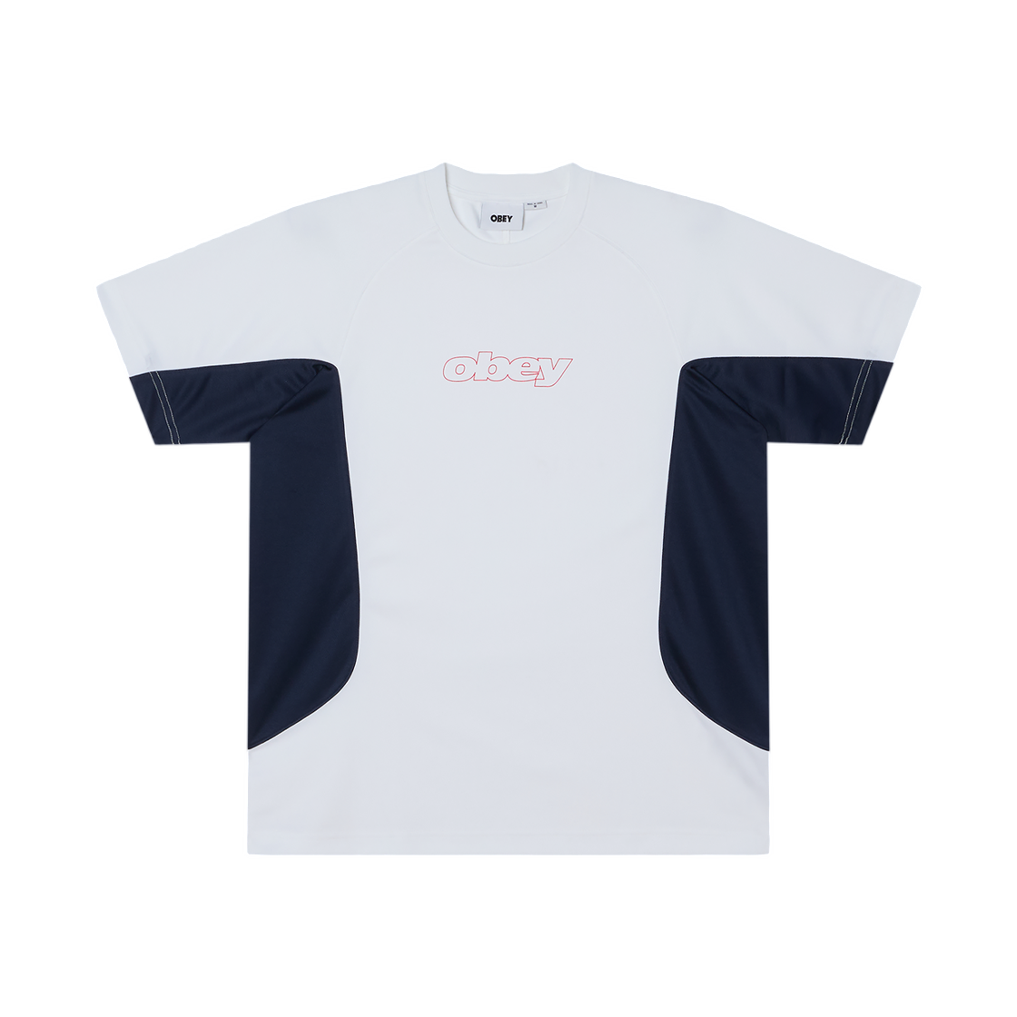 오베이 러너 액티브 탑 화이트 멀티(Obey Runner Active Top White Multi)