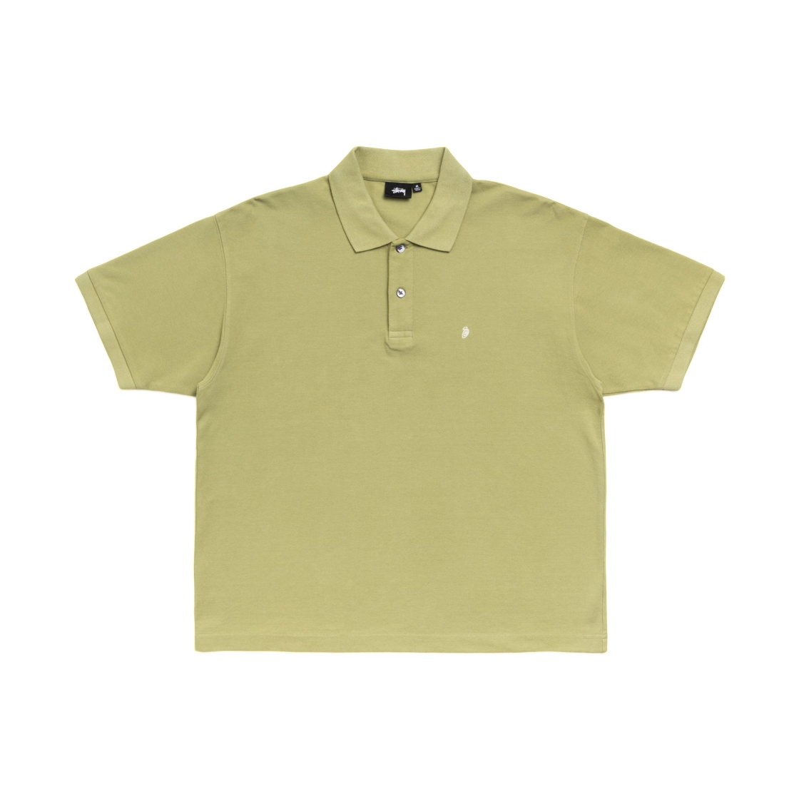 1140367 Stussy Classic Pique Polo Leaf