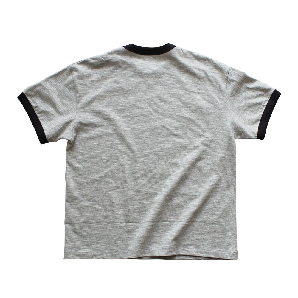 메인부스 X KISS USA 로고 티셔츠 그레이(MAINBOOTH X KISS USA Logo T-shirt Gray) - 2