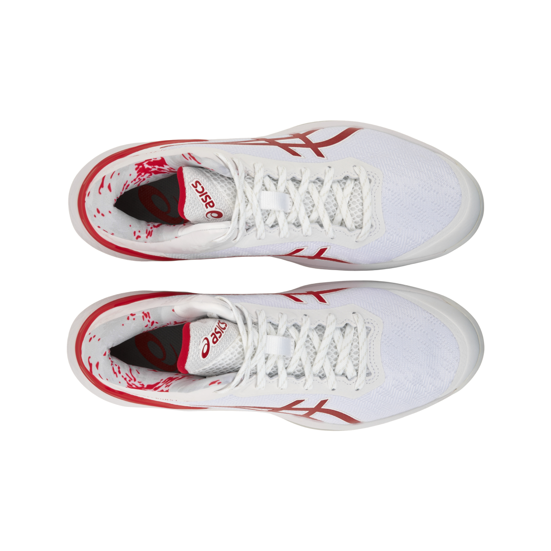 아식스 젤버스트 28 화이트 일렉트릭 레드(Asics Gelburst 28 White Electric Red) - 5