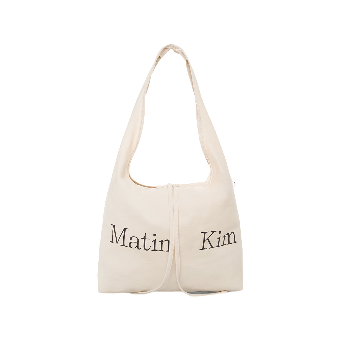 MK2634BG025MIV Matin Kim Logo Point Round Ecobag In Ivory