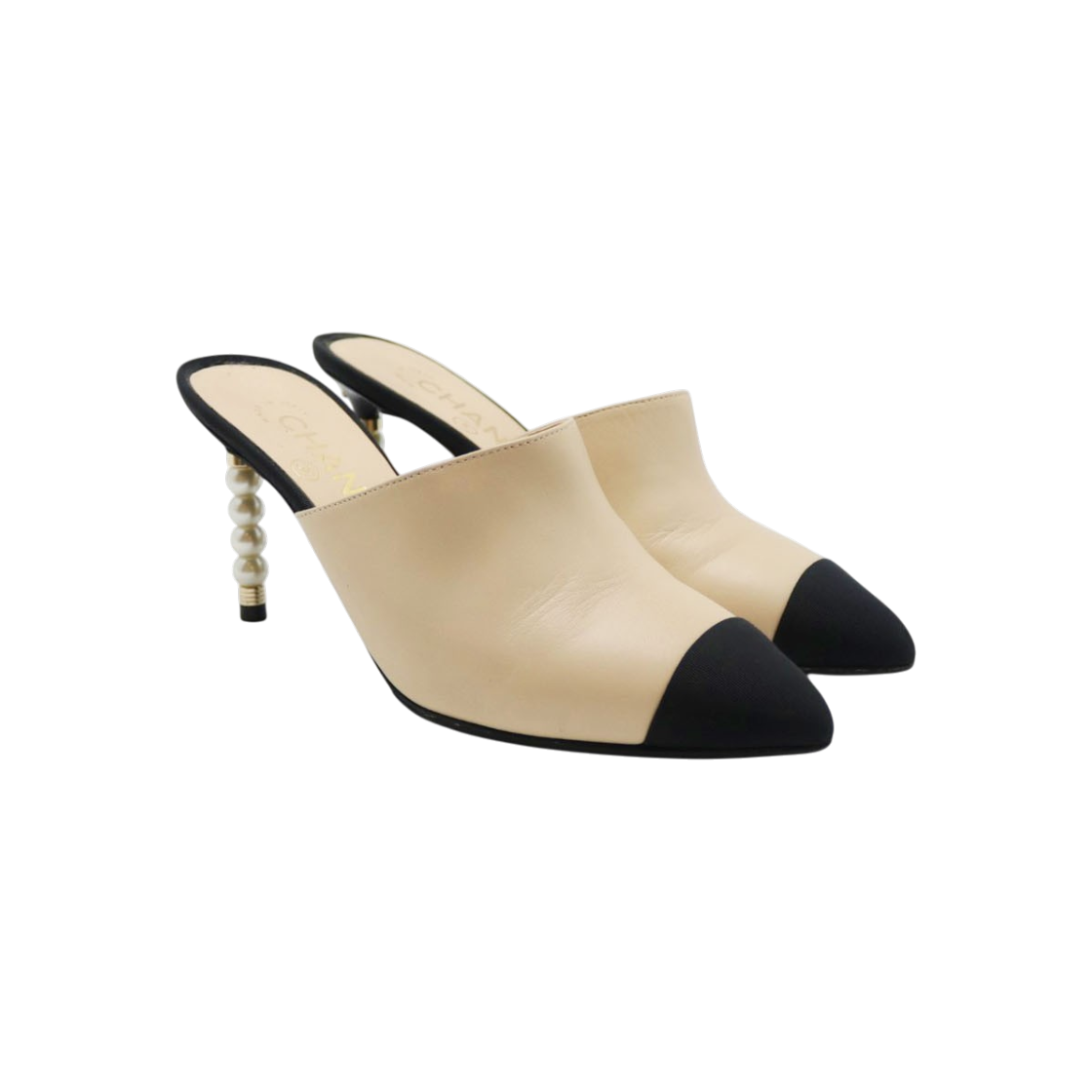 샤넬 펄 포인트 뮬 G35540(Chanel Pearl Point Mules G35540) - 1