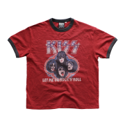 MAINBOOTH X KISS USA Logo T-shirt Red