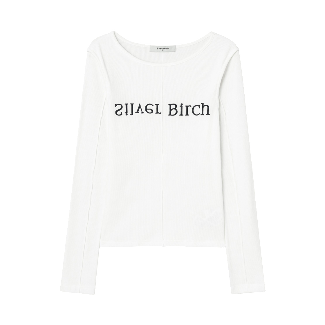 355241LYA1 (W) 8seconds Cut Detail Graphic T-Shirt White