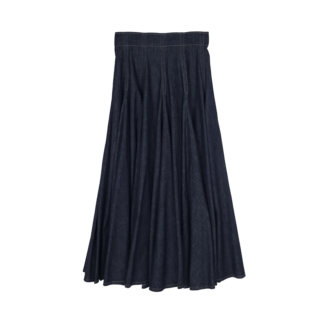 디올 플레어 데님 스커트 36 딥블루 (6ET0932)(Dior Flared Denim Skirt Deep Blue)