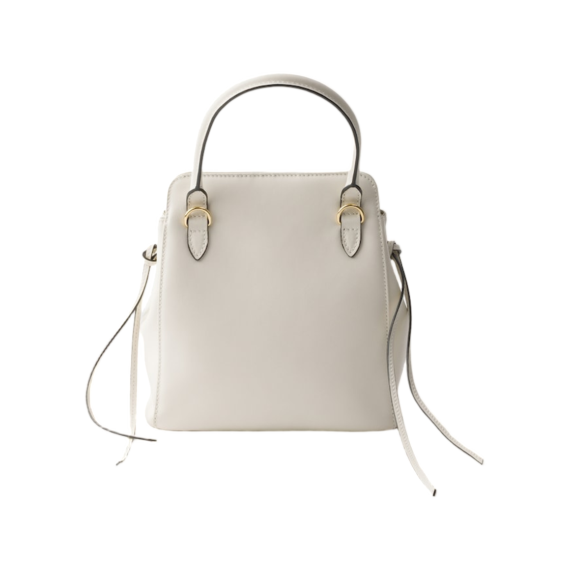 프라다 캐리 미니 레더 핸드백 화이트(Prada Carry Mini Leather Handbag White) - 2