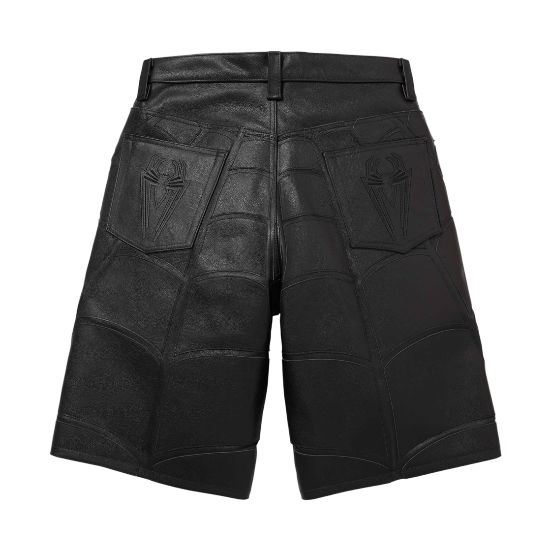 슈프림 x 밴슨 레더 스파이더맨 쇼츠 블랙 - 26SS(Supreme x Vanson Leathers Spider-Man Short Black - 26SS) - 2