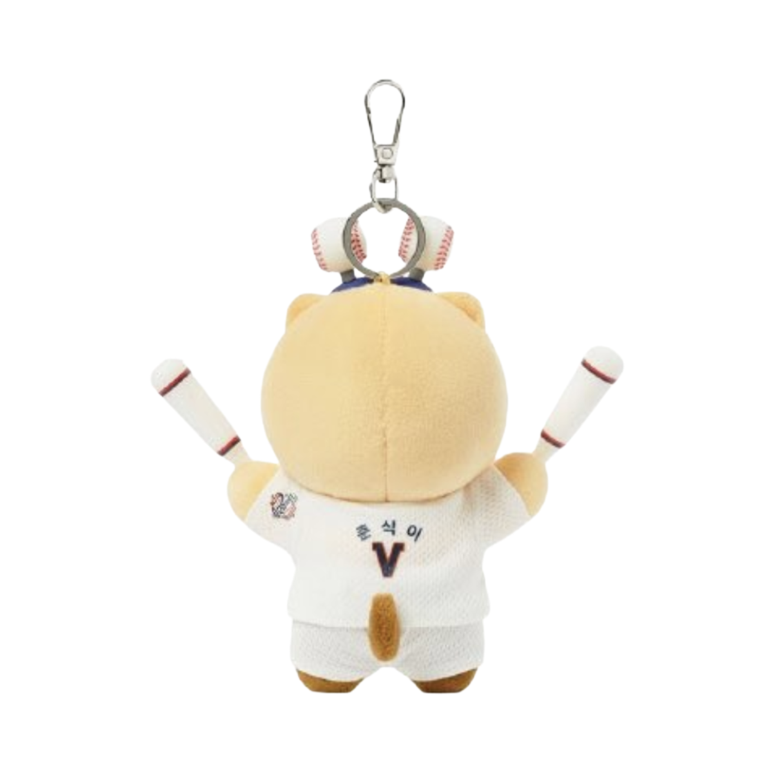 두산 베어스 x 카카오 프렌즈 승리요정 키링인형 V 춘식이(Doosan Bears x Kakao Friends Victory Fairy Keyring Doll V Chunsik) - 2