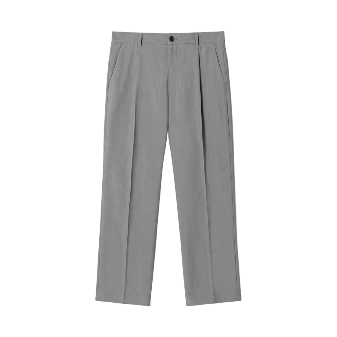 425421LY4H 8seconds Tight Twisted Basic Semi Wide Fit Slacks Khaki