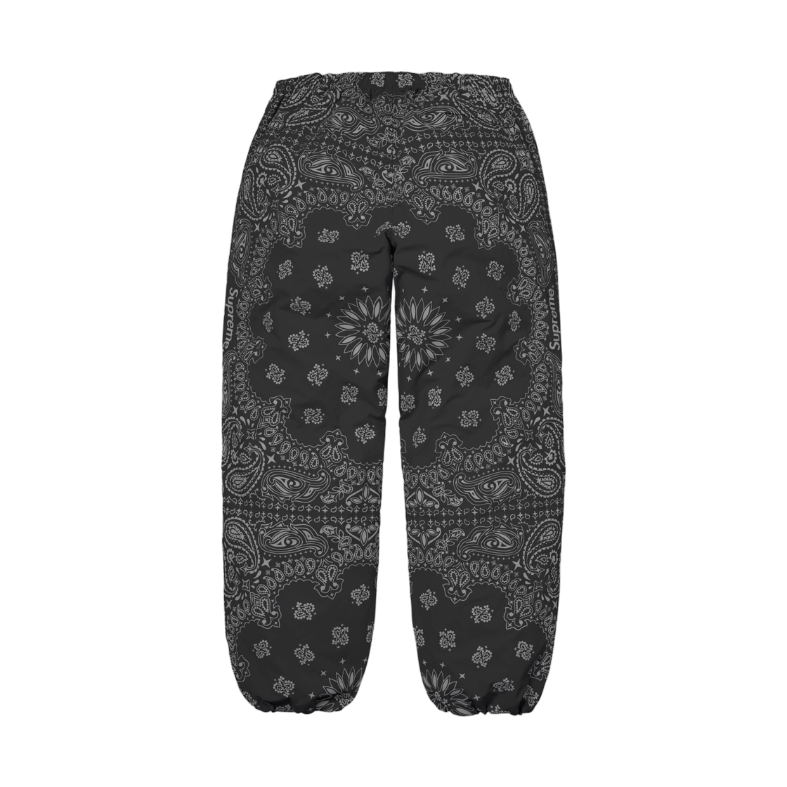 슈프림 리플렉티브 반다나 트랙 팬츠 블랙 - 26SS(Supreme Reflective Bandana Track Pant Black - 26SS) - 2