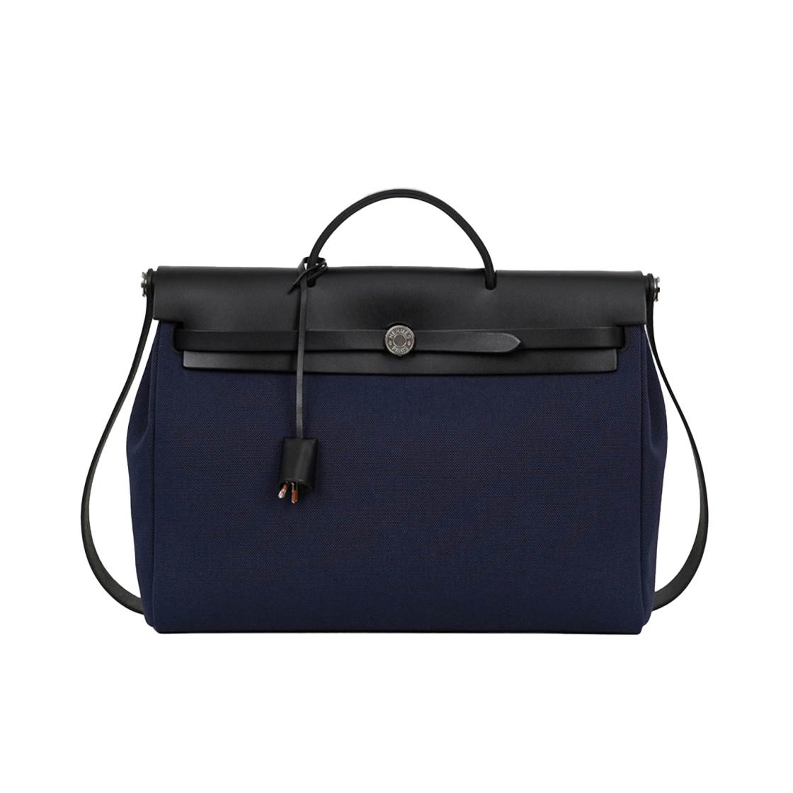 에르메스 에르백 39 메신저백 블루 은장 W각인(Hermes Herbag 39 Messenger Bag Blue Silver Hardware &  W Engraving) - 1