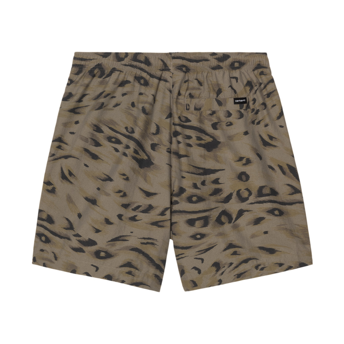 I036801-3TD-XX Carhartt WIP Travon Short Duck Feather Print Cypress Black