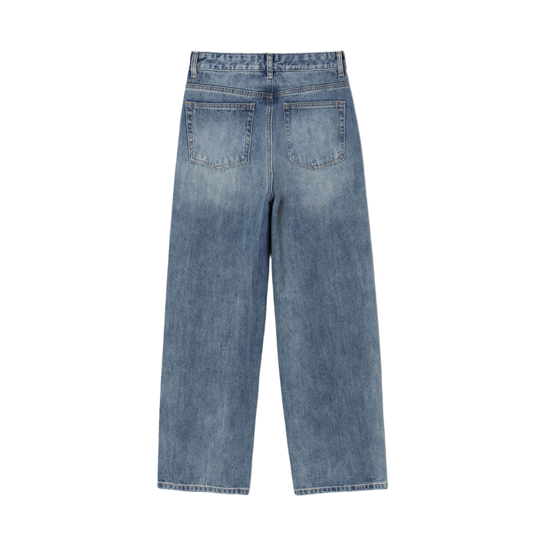 (W) 에잇세컨즈 데미지 스트레이트 데님 스카이 블루((W) 8seconds Damage Straight Denim Sky Blue) - 2