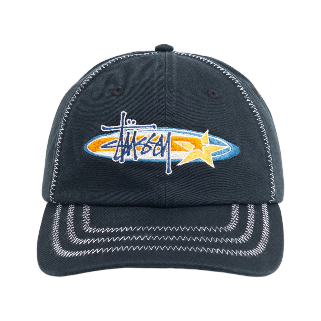 스투시 오발 스타 캡 블랙(Stussy Oval Star Cap Black)