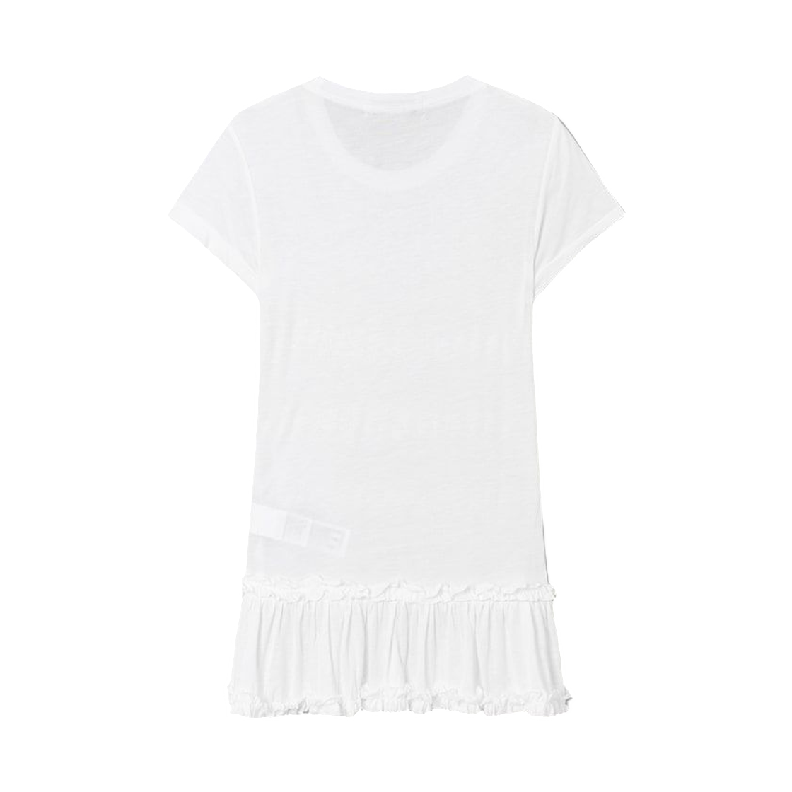 (W) 에잇세컨즈 프릴 숏슬리브 저지 탑 화이트((W) 8seconds Frill Short Sleeve Jersey Top White) - 2