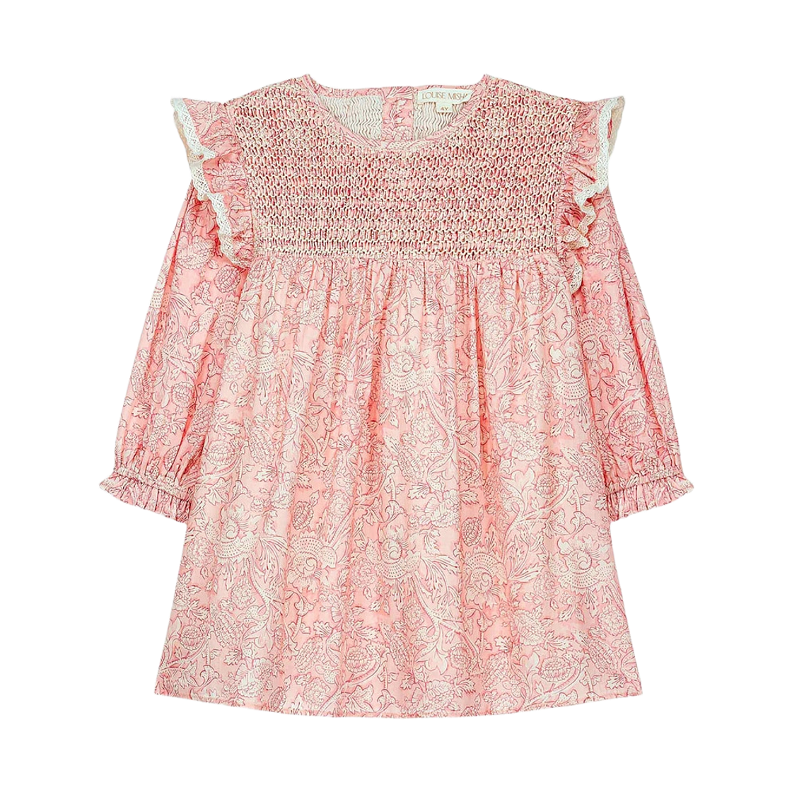 (키즈) 루이스 미샤 사라루 드레스 핑크 마운틴 애번스((Kids) Louise Misha Saralou Dress Pink Mountain Avens) - 1