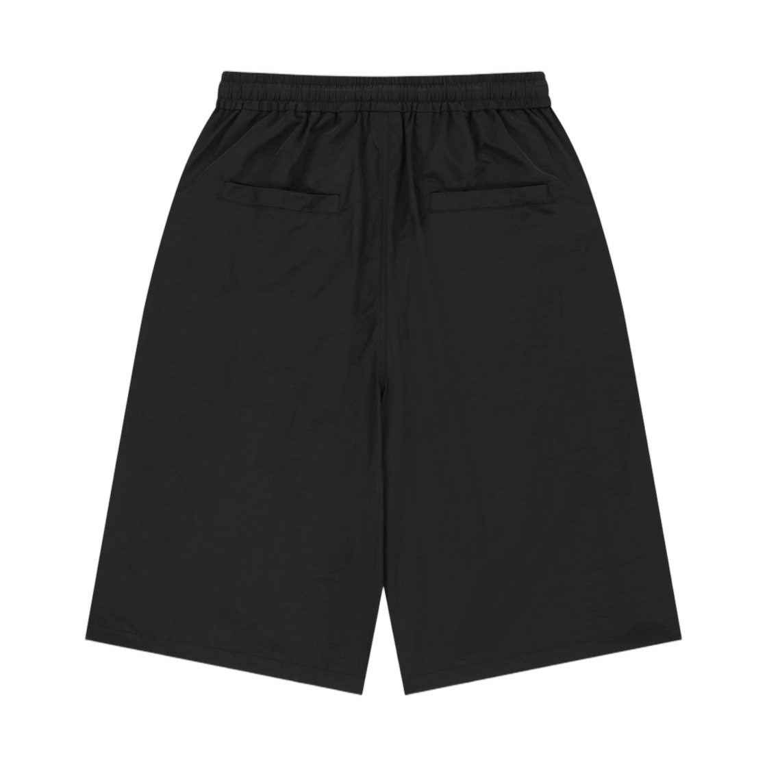 마뗑킴 사이드 로고 버뮤다 트랙 팬츠 블랙(Matin Kim Side Logo Bermuda Track Pants In Black) - 2