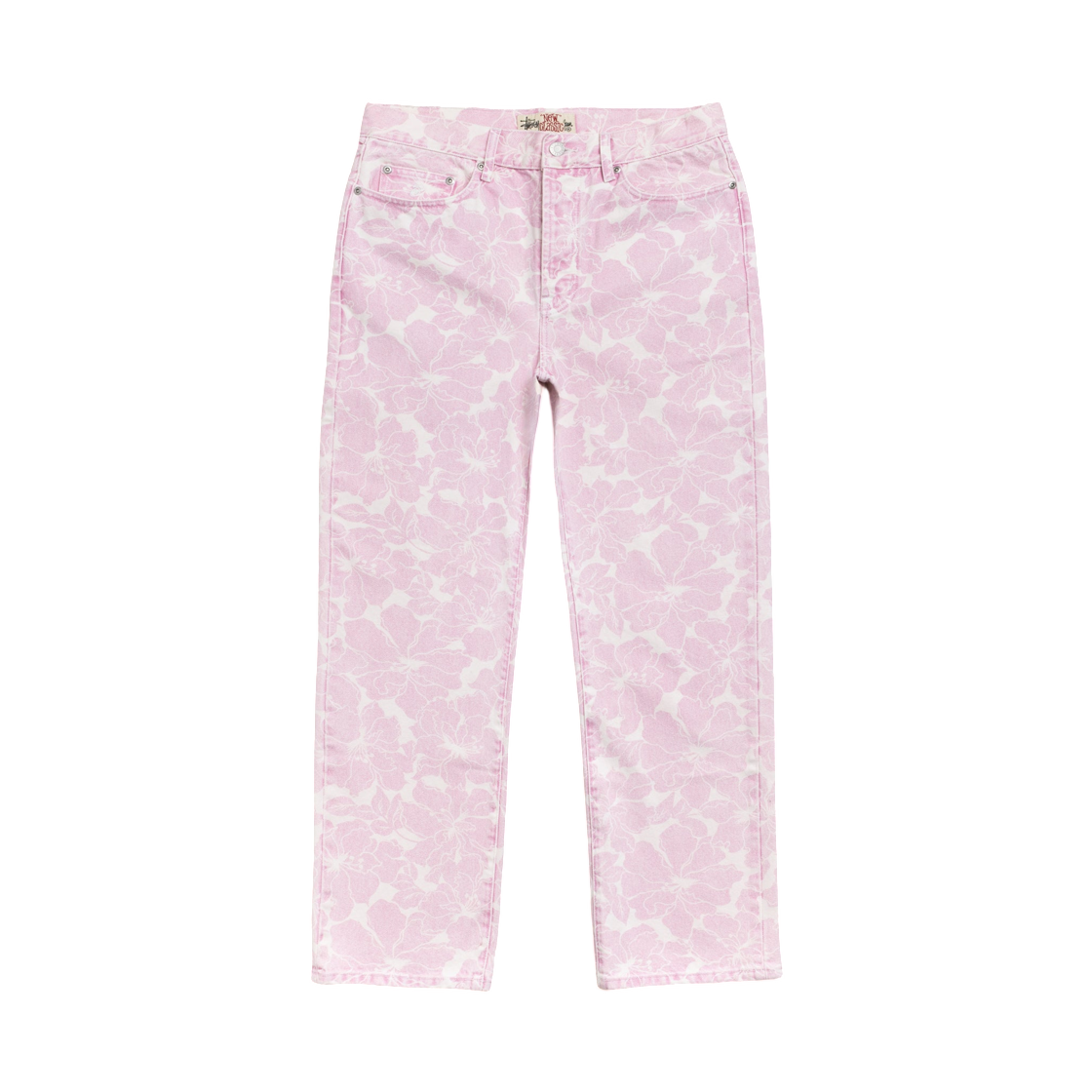 116803 Stussy New Classic Jean Denim Pink Hawaiian