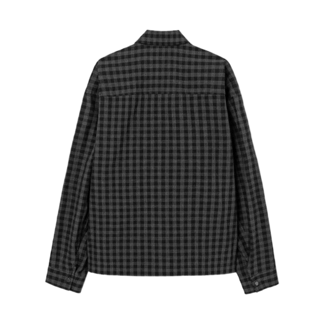 에잇세컨즈 깅엄 체크 오버핏 셔켓 블랙(8seconds Gingham Check Over Fit Shirket Black) - 2