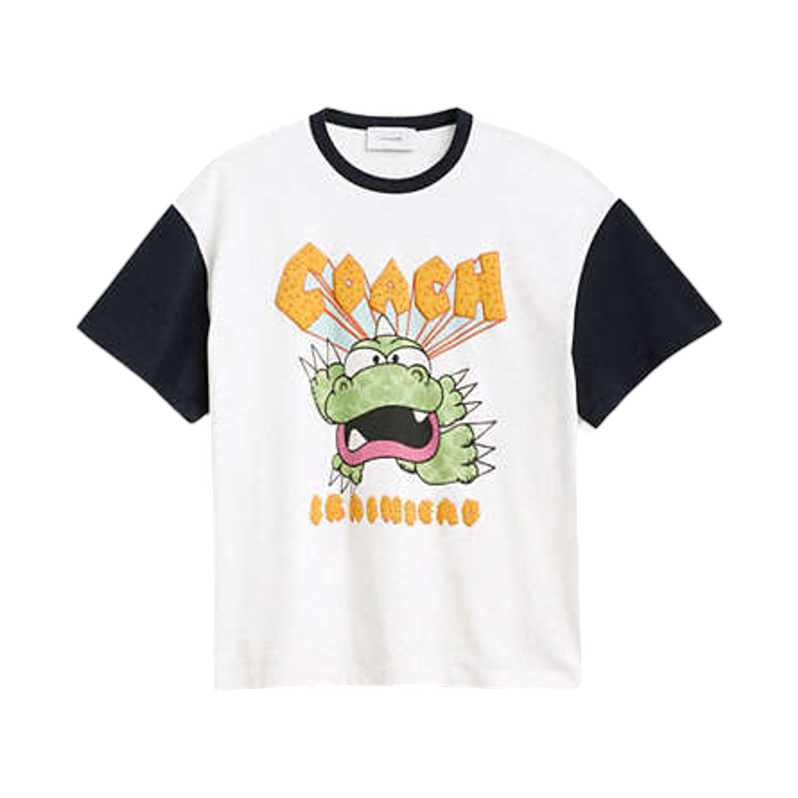 코치 x 브레인 데드 질리 다이노 티셔츠 화이트 멀티(Coach x Brain Dead Zilly Dino T-Shirt White Multi)