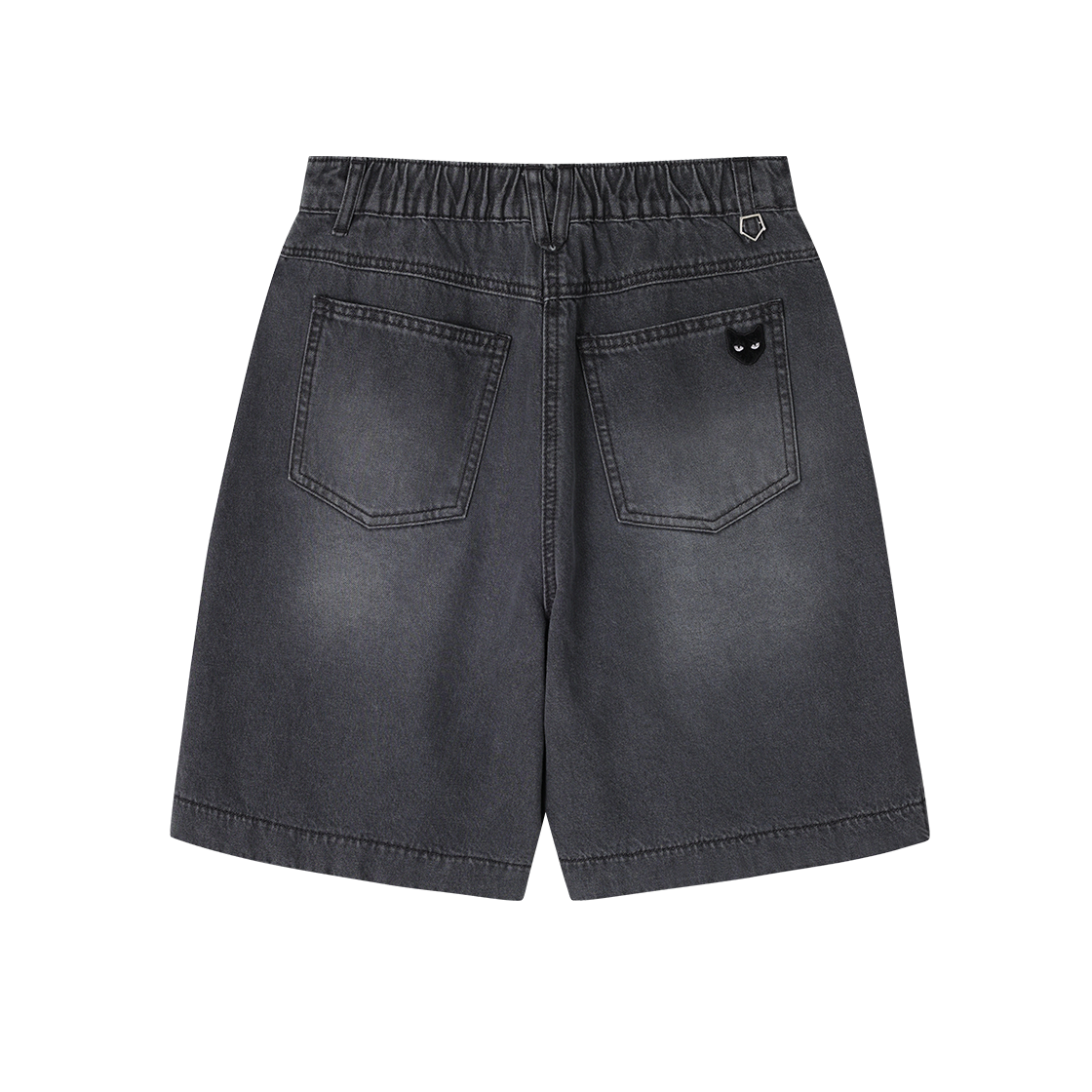 (W) 송지오 지제로 팬서 데님 쇼츠 블랙((W) SONGZIO ZZERO Panther Denim Bermuda Pants Black) - 2