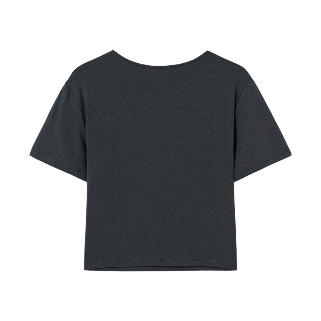 (W) 에잇세컨즈 타이트 트위스티드 크롭 숏슬리브 티셔츠 애쉬((W) 8seconds Tight Twisted Cropped Short Sleeve T-Shirt Ash) - 2