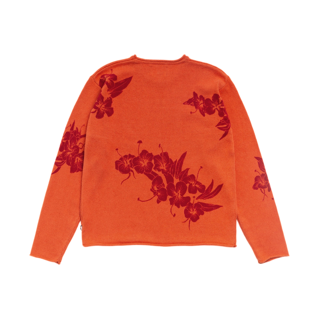 스투시 플로랄 롤 넥 스웨터 러스트(Stussy Floral Roll Neck Sweater Rust) - 2
