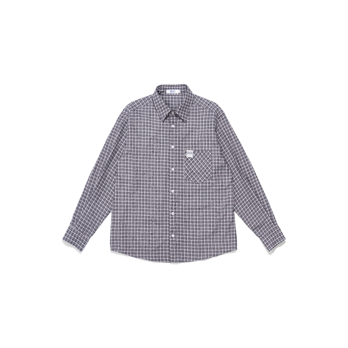 낫뉴 nn 라벨 부클 셔츠 그레이(Not New nn Label Boucle Shirts Grey)