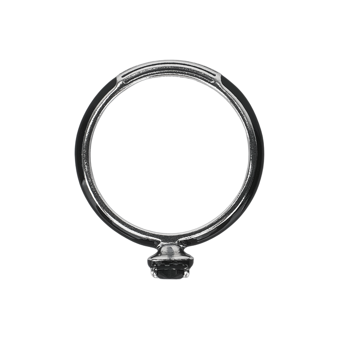(W) 판도라 미 차크라 하트 링 블랙((W) Pandora ME Chakra Heart Ring Black) - 2
