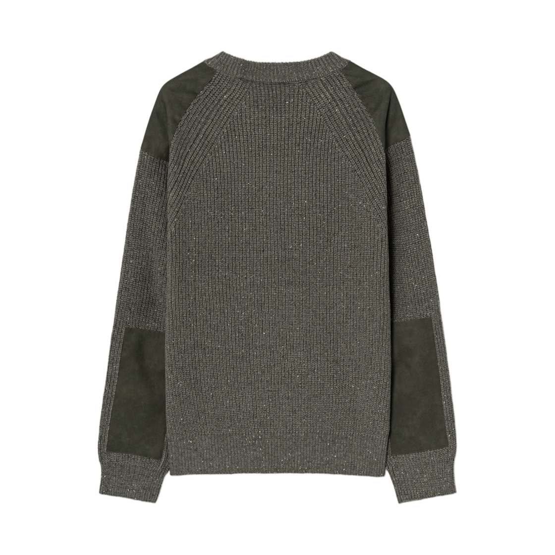 에잇세컨즈 우븐패치 라운드 니트 카키(8seconds Woven Patch Round Knit Khaki) - 2