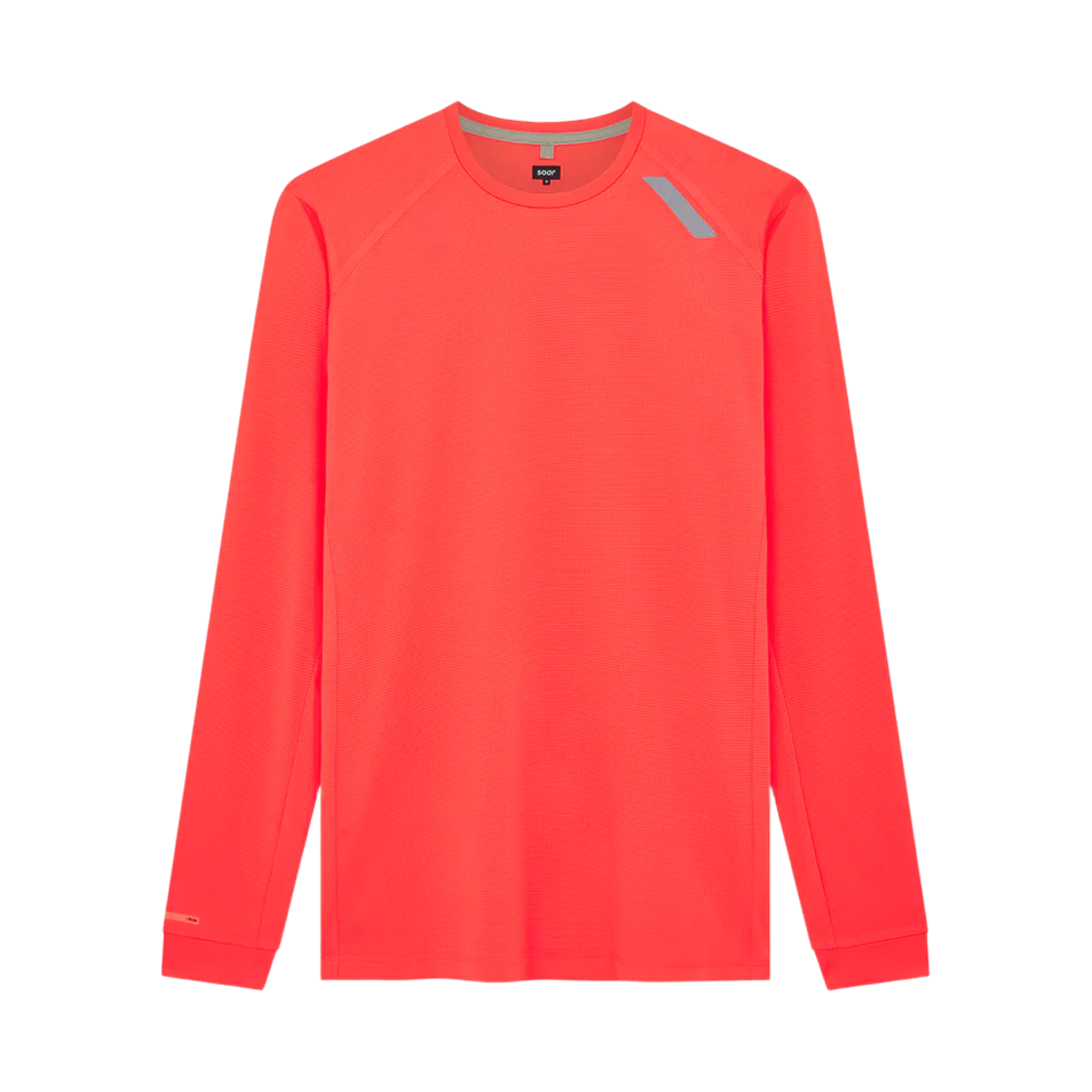 소어 러닝 롱 슬리브 테크 티셔츠 플루로 코랄(Soar Running Long Sleeve Tech T-Shirt Fluro Coral)