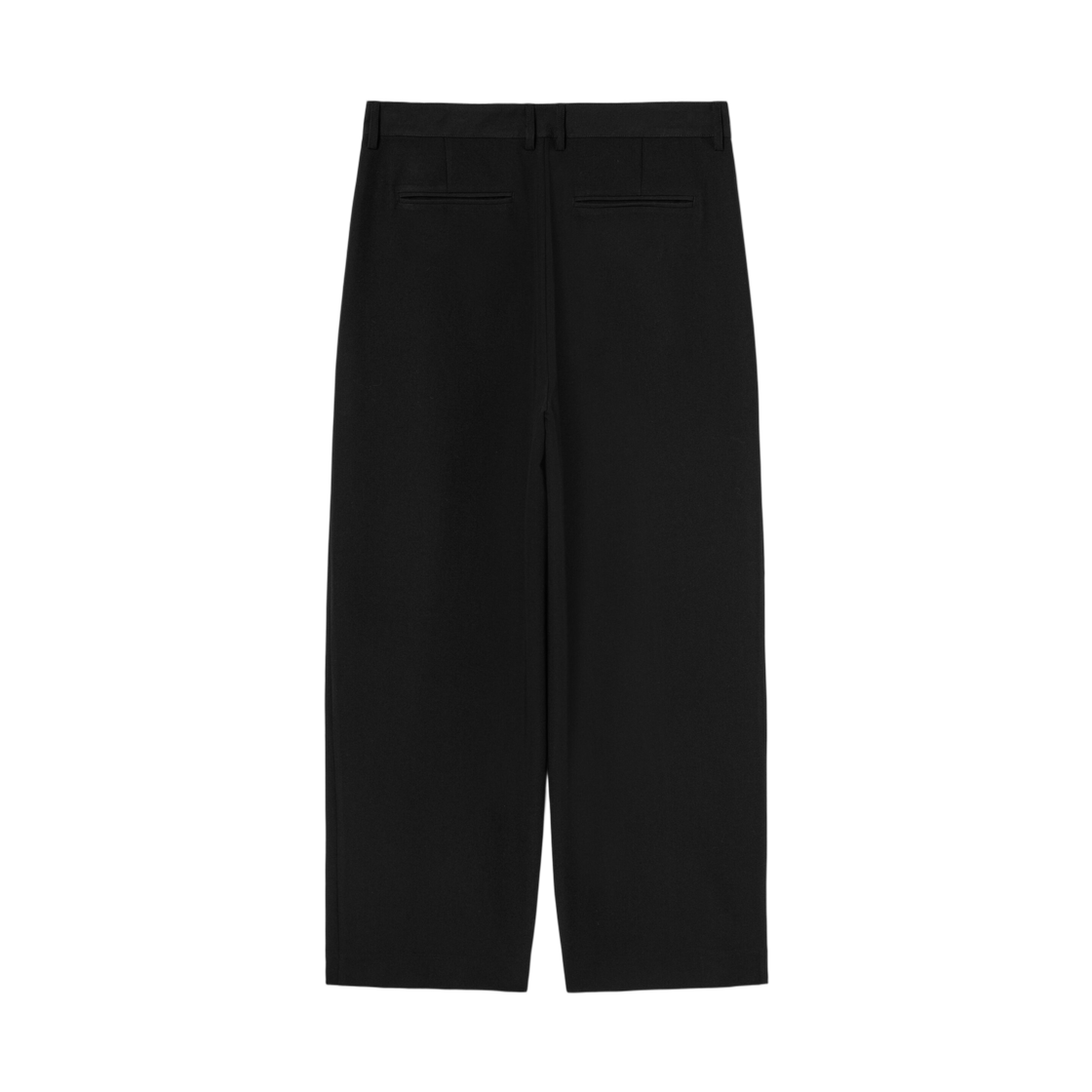 에잇세컨즈 세미와이드 핀 턱 슬랙스 블랙(8seconds Semi Wide Pin Tuck Slacks Black) - 2