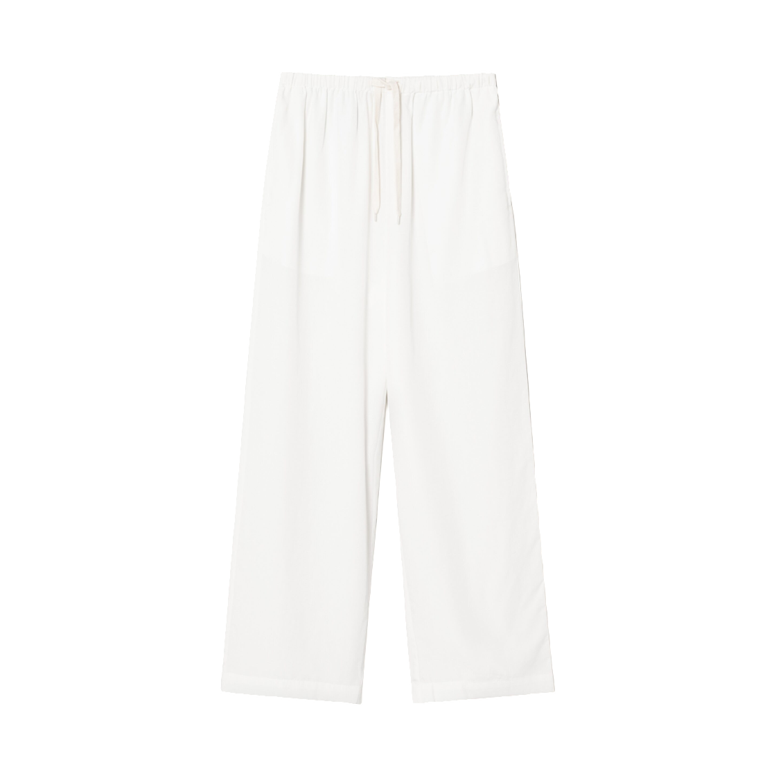 125521AQB1 (W) 8seconds Linen Blend Long Pants White